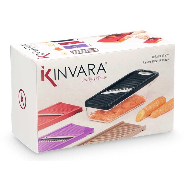 Rallador Rectangular Deposito Kinvara 10X23CM (8 Unidades) 1 Rallador Rectangular Deposito Kinvara 10X23CM (8 Unidades) 1