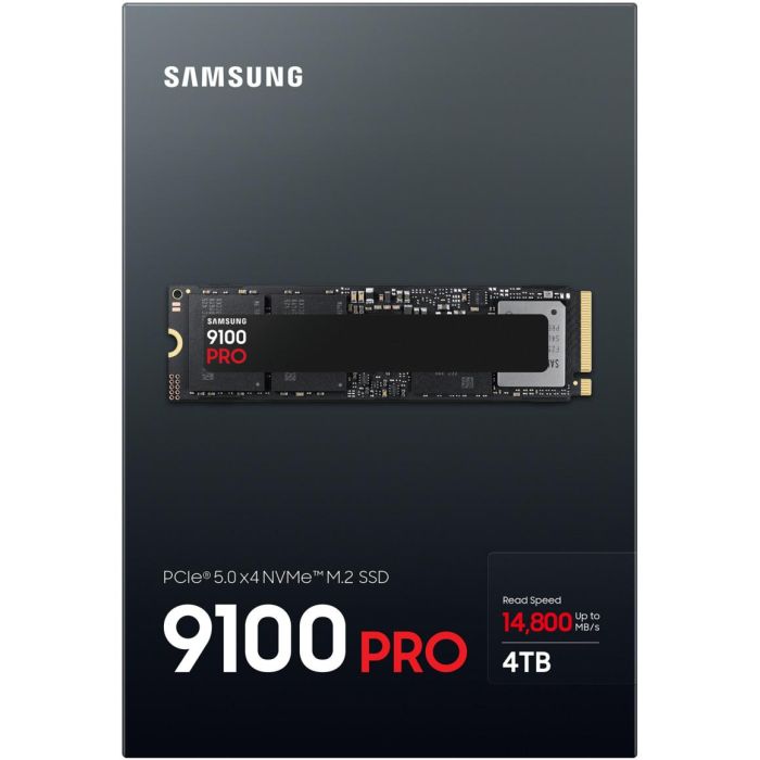 Samsung MZ-VAP4T0BW SSD 4 TB M.2 PCIe 5.0 NVMe V-NAND TLC para PC/Portátil 14800MB/s Lectura 13400MB/s Escritura 11