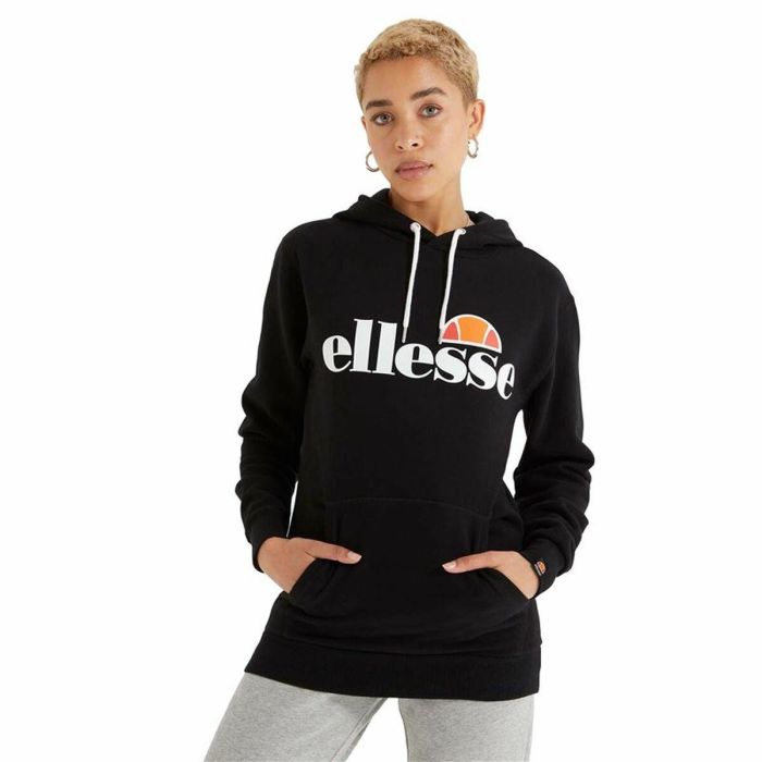 Sudadera con Capucha Mujer Ellesse Torices Negro 0 Sudadera con Capucha Mujer Ellesse Torices Negro 0