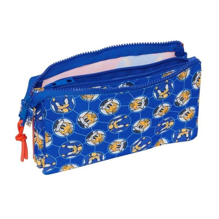 Portatodo Triple Sonic Prime Azul 22 x 12 x 3 cm 2 Portatodo Triple Sonic Prime Azul 22 x 12 x 3 cm 2