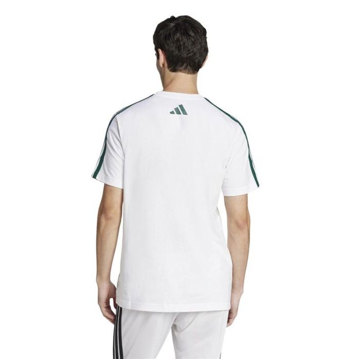 Camiseta de Manga Corta Hombre Adidas JJ3868 Blanco 2