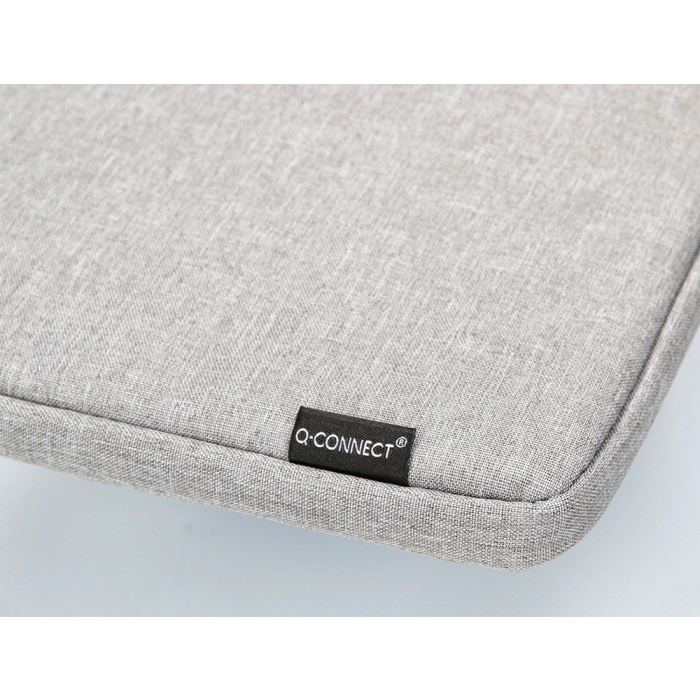 Q-connect Funda para Portátil 13,3'' con Asa y Bolsillo Exterior, Gris, 350x250x25 mm 7