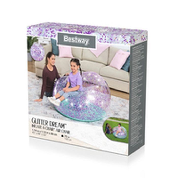Bestway Sillon Hinchable Gigante Purpurina 114x112x66 cm +6 Años Interior y Jardin 75115 16 Bestway Sillon Hinchable Gigante Purpurina 114x112x66 cm +6 Años Interior y Jardin 75115 16