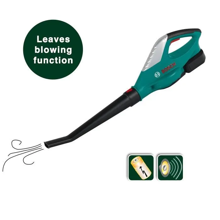 Klein Soplador de Hojas para Niños, Juguete Realista Tipo Bosch, Diseño Moderno, Edad 3+ Años