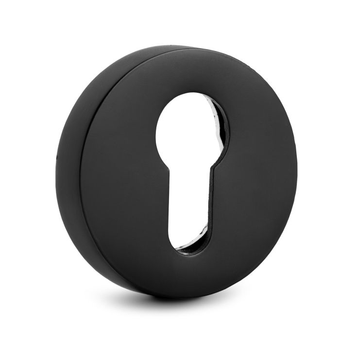 Bocallave Zamak Ø50X10Mm Liso Acabado Negro Y Cromo Acabado Negro Jandel