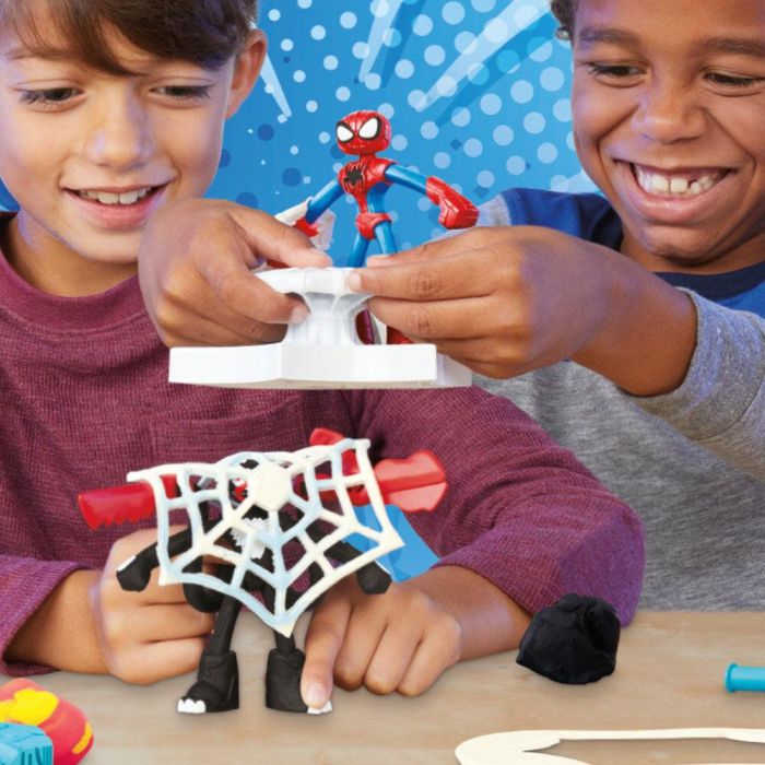 Play-Doh F9827 Set de Juego Spider-Man Marvel Lanza y Atrapa con Figuras Venom y Spider-Man, Incluye Caja Fuerte para Moldear 9 Play-Doh F9827 Set de Juego Spider-Man Marvel Lanza y Atrapa con Figuras Venom y Spider-Man, Incluye Caja Fuerte para Moldear 9