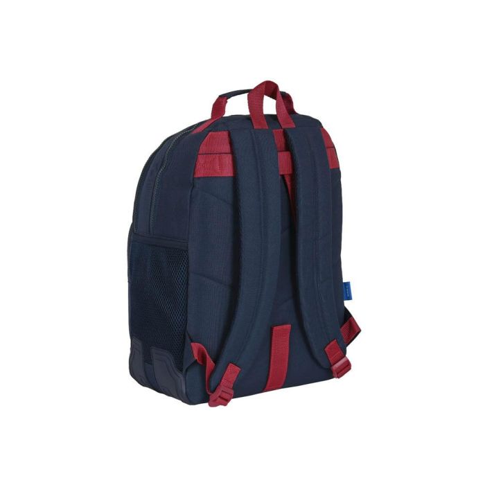 Mochila Escolar F.C. Barcelona Azul Granate (32 x 42 x 15 cm) 1