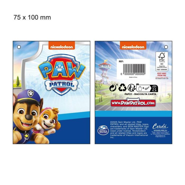 Cerdá Poncho Microfibra Paw Patrol 50x115 cm Niños 3+ años Azul 3 Cerdá Poncho Microfibra Paw Patrol 50x115 cm Niños 3+ años Azul 3