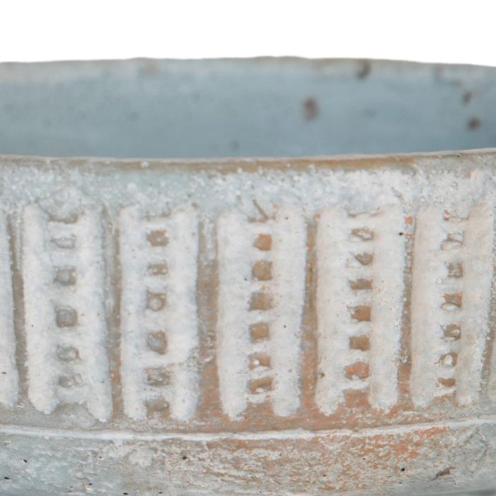 Macetero Cemento Decoración 16,50 X 16,50 X 7,50 cm