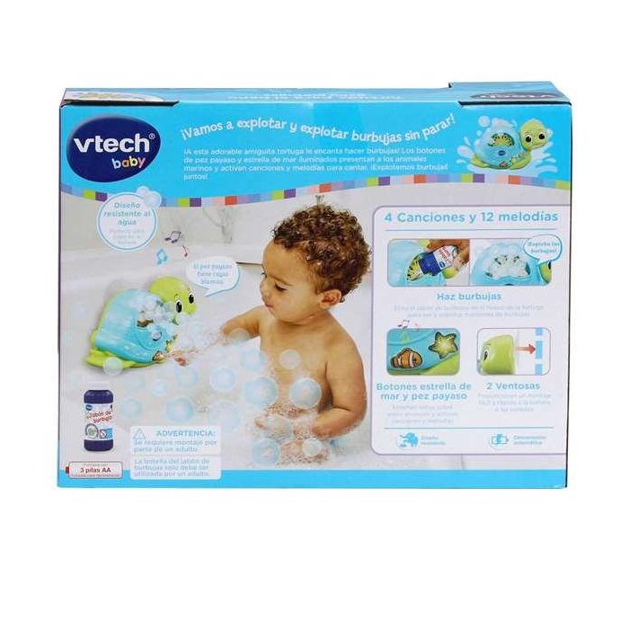 Tortuga para el baño baby burbujas 13,5x21,6x8,3 cm 1 Tortuga para el baño baby burbujas 13,5x21,6x8,3 cm 1