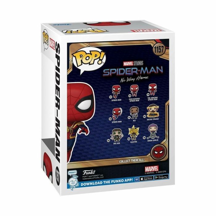 Funko Pop! Marvel Studios Spider-Man Sin Camino a Casa Cabeza Oscilante Figura 9 cm FUN0889698676069 Unisex 10 Funko Pop! Marvel Studios Spider-Man Sin Camino a Casa Cabeza Oscilante Figura 9 cm FUN0889698676069 Unisex 10