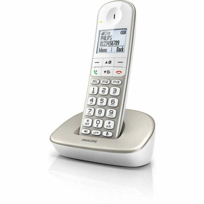 Teléfono Inalámbrico Philips XL4901S/23 1,9" DECT Blanco 1