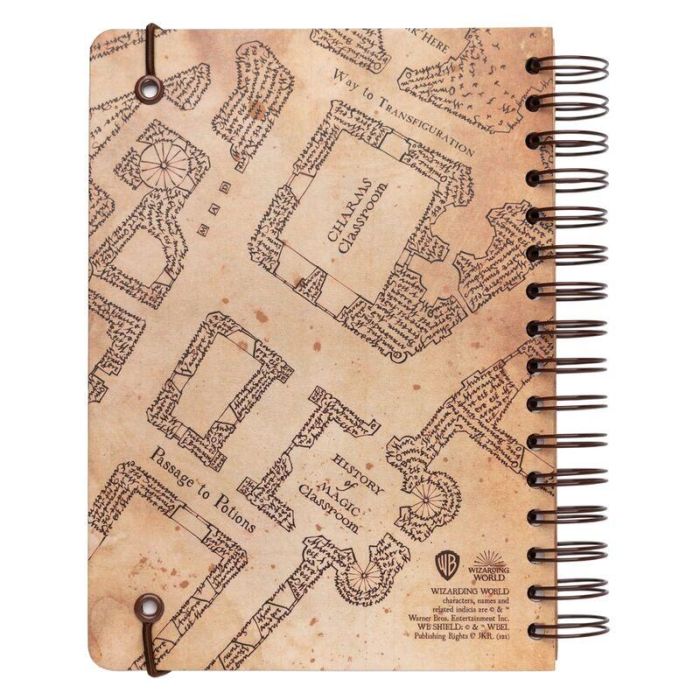 Cuaderno A5 Mapa del Merodeador Harry Potter 1 Cuaderno A5 Mapa del Merodeador Harry Potter 1