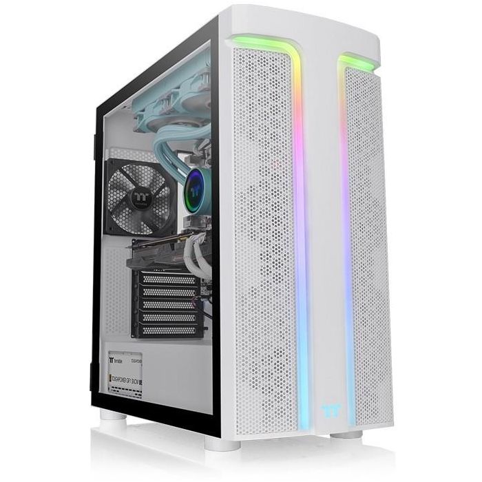 Caja Semitorre ATX THERMALTAKE H590 TG ARGB Blanco ARGB Negro 0 Caja Semitorre ATX THERMALTAKE H590 TG ARGB Blanco ARGB Negro 0