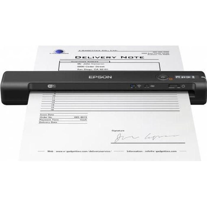 EPSON Epson WorkForce ES-60W escáner de alimentación de hojas - Resolución óptica 600 ppp - color de 16 bits - USB