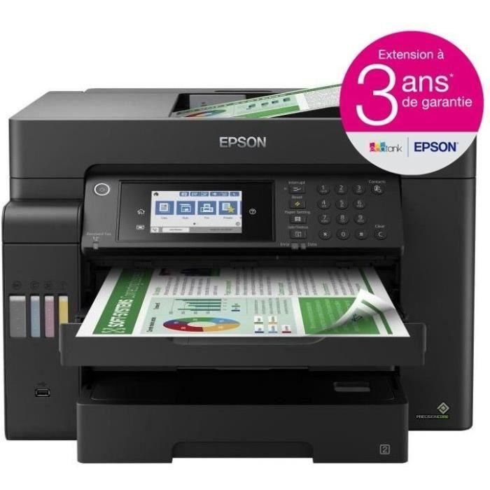 Impresora multifunción 4 en 1 - EPSON - Ecotank ET-16600 - Inyección de tinta - A3/A4 - Color - Wi-Fi - C11CH72401