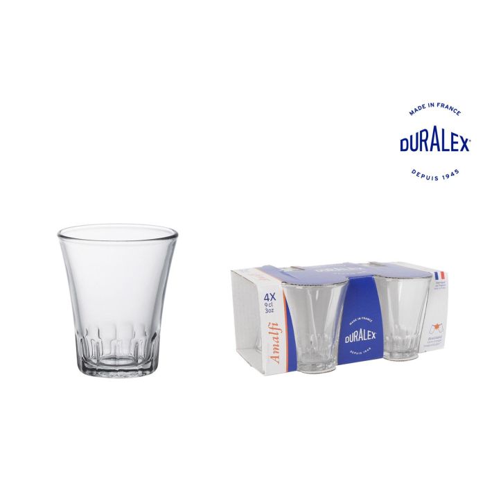 Duralex Set 4 Vasos Transparente 9Cl Colección Amalfi (12 Cajas)