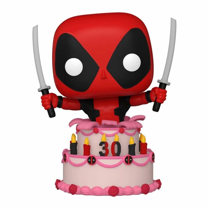 FUNKO POP! Marvel Deadpool 30th Deadpool in Cake - Figura de Vinilo 9cm 3