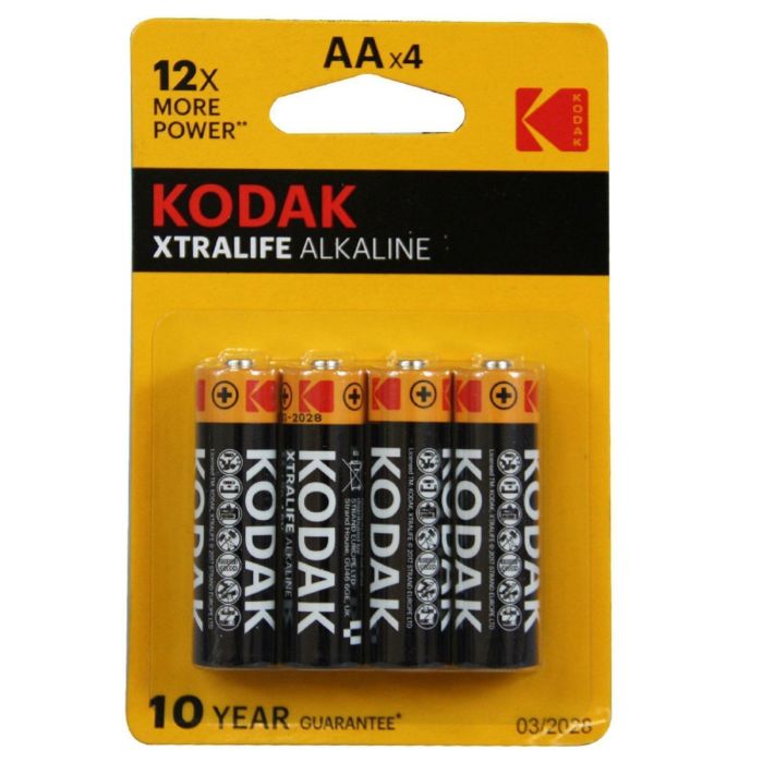 Kodak Pilas Extralife Alcalina 4Ud Lr06 Aa Blister Kodak Pilas Extralife Alcalina 4Ud Lr06 Aa Blister