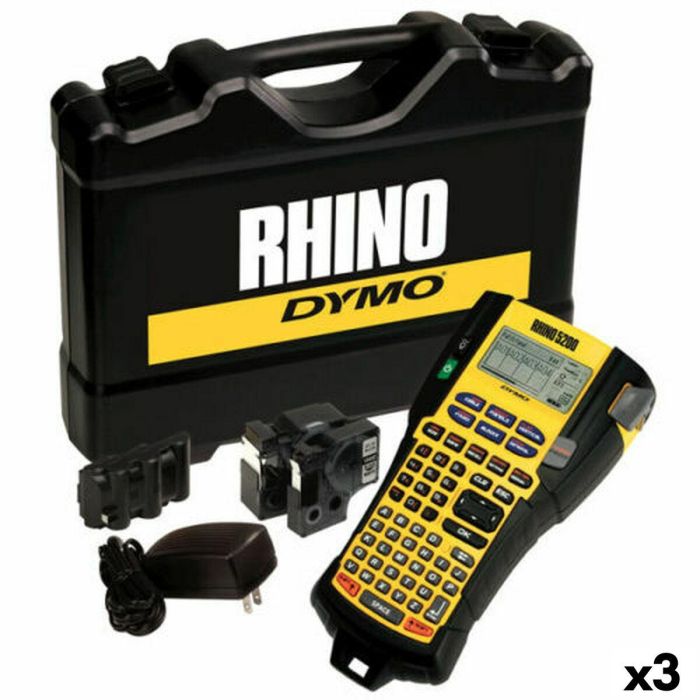 Rotuladora Eléctrica Portátil Dymo Rhino 5200 Maletín (3 Unidades) Rotuladora Eléctrica Portátil Dymo Rhino 5200 Maletín (3 Unidades)
