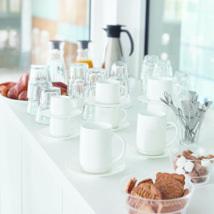 Arcoroc Set 6 Mugs Intensity Baril 29 cL Vidrio Beige 2