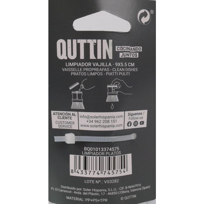Limpiador de platos Quttin - Prb 144 (24 Unidades) 6 Limpiador de platos Quttin - Prb 144 (24 Unidades) 6