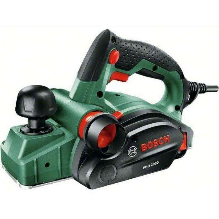 Bosch PHO 2000 Cepilladora Eléctrica de 680W, 82mm de Ancho de Cepillado, hasta 2mm Viruta y 19500 rpm