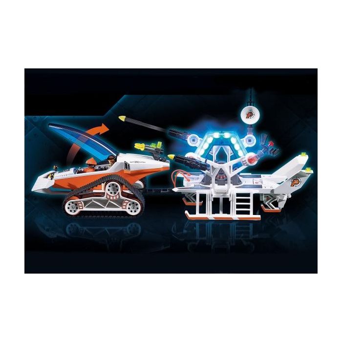 Playmobil Spy Team Comando Nieve con Espacio para 2 Figuras, Luz y Sonido, Mayor de 6 Años 2