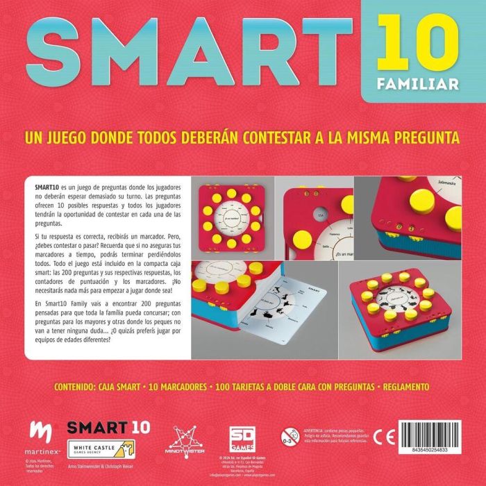 Juego de mesa Smart 10 Familiar español 5