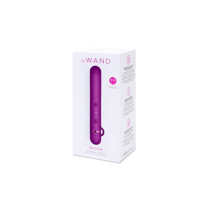 Mini Vibrador Le Wand Baton Morado 1 Mini Vibrador Le Wand Baton Morado 1