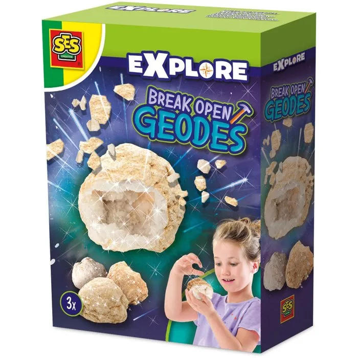 Ses Creative 8710341250799 Geodas para Abrir Juego Creativo de 8 años Ses Creative 8710341250799 Geodas para Abrir Juego Creativo de 8 años
