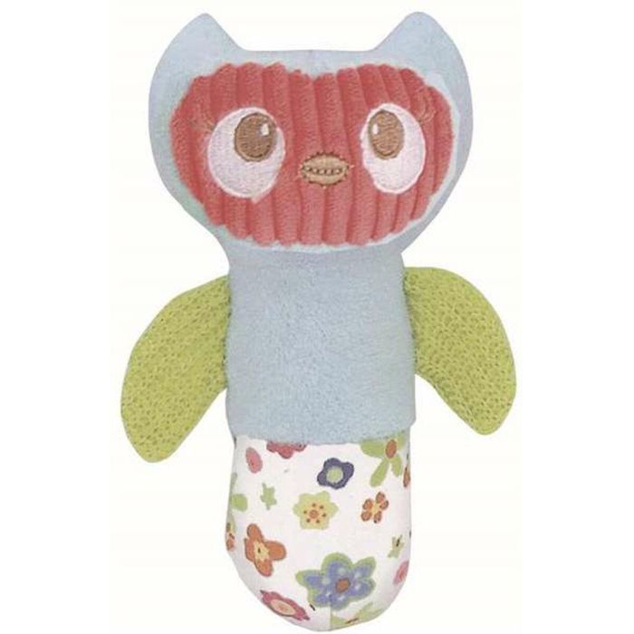 Sonajero peluche colección buho 16 cm