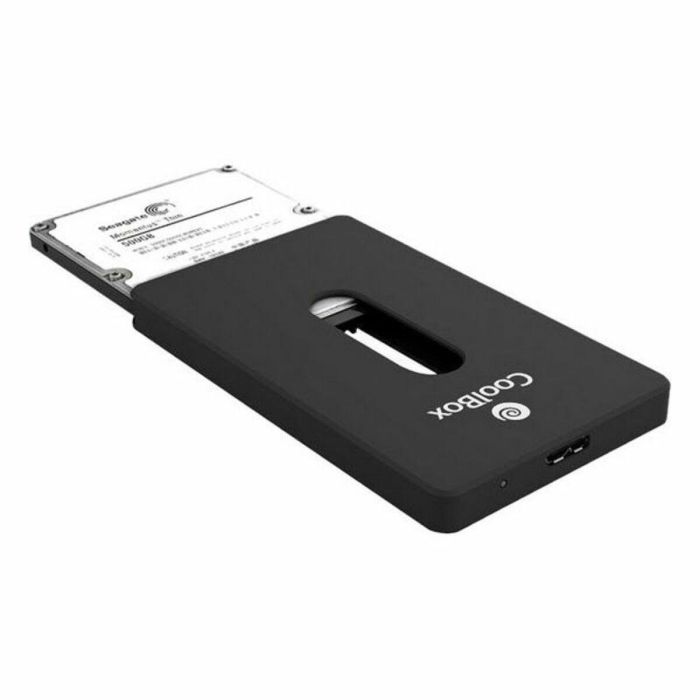 Carcasa para Disco Duro CoolBox SlimChase S-2533 Negro 2,5" 2 Carcasa para Disco Duro CoolBox SlimChase S-2533 Negro 2,5" 2