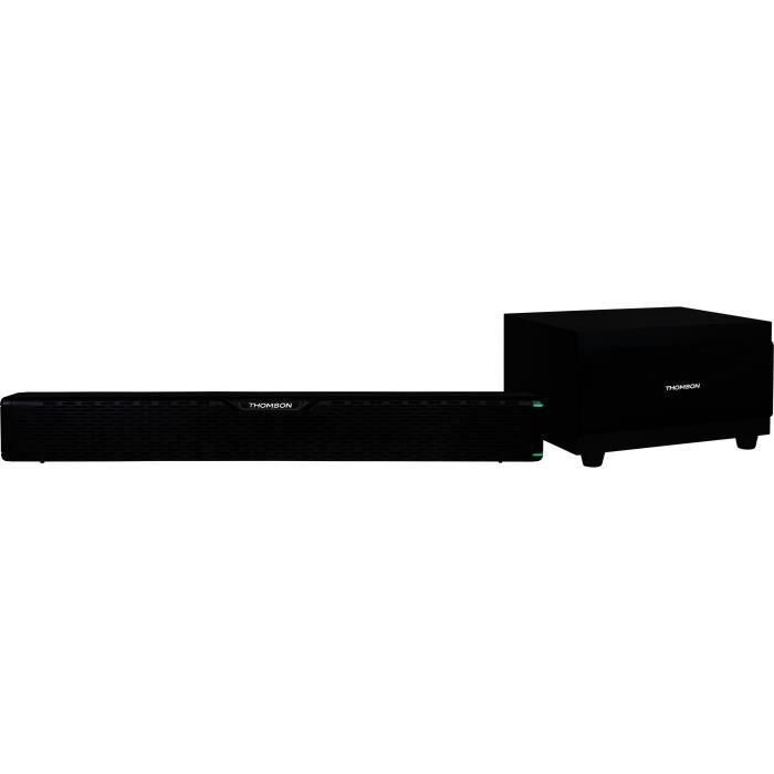 THOMSON SB60BTS - Barra de sonido inalámbrica con subwoofer - Bluetooth 5.0 - Sistema estéreo - 60W - Montaje en pared - Negro 1 THOMSON SB60BTS - Barra de sonido inalámbrica con subwoofer - Bluetooth 5.0 - Sistema estéreo - 60W - Montaje en pared - Negro 1