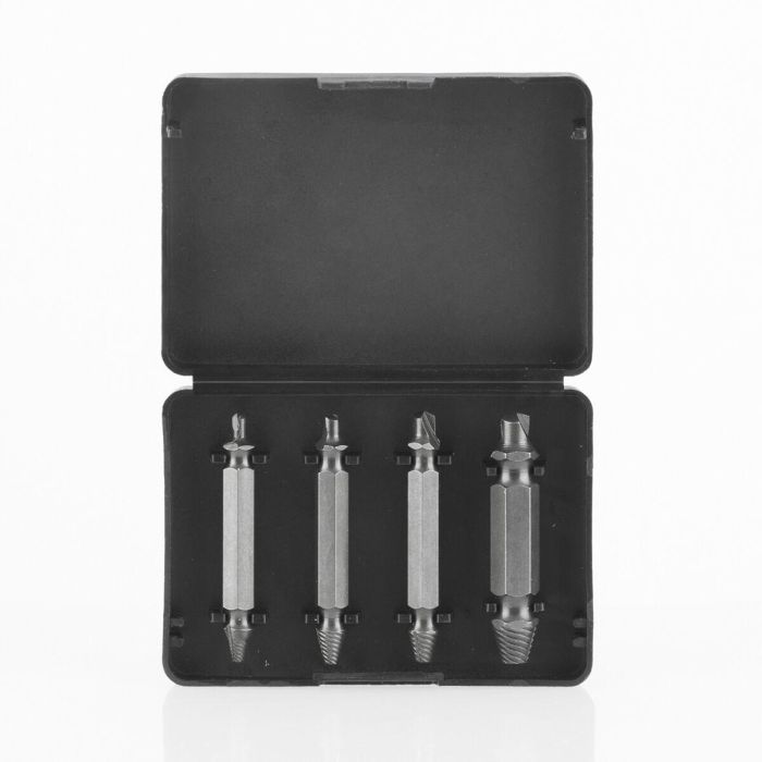 Brocas para Extraer Tornillos Dañados InnovaGoods 4 Unidades 9 Brocas para Extraer Tornillos Dañados InnovaGoods 4 Unidades 9