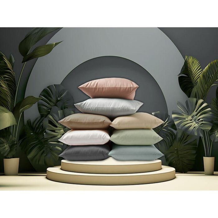 Funda de almohada Happy Home Antracita 45 x 100 cm 2 Unidades 3 Funda de almohada Happy Home Antracita 45 x 100 cm 2 Unidades 3