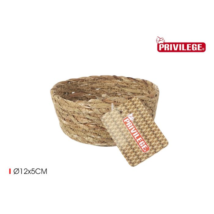 Cesta de Mimbre Redonda Privilege Ø12x5 cm - Inde (36 Unidades) Cesta de Mimbre Redonda Privilege Ø12x5 cm - Inde (36 Unidades)