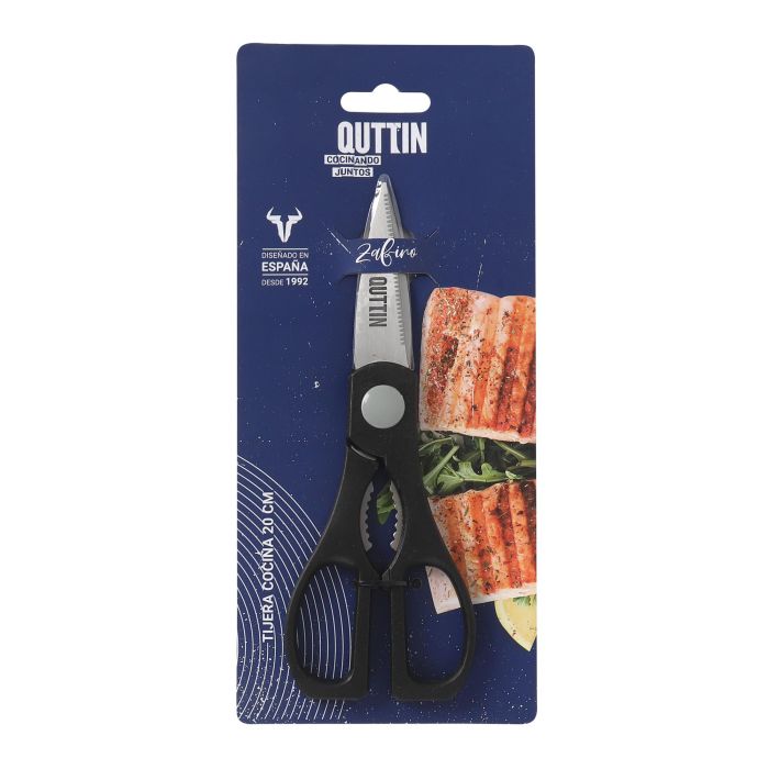Tijera de cocina Zafiro Quttin 20 cm (24 Unidades) 1 Tijera de cocina Zafiro Quttin 20 cm (24 Unidades) 1