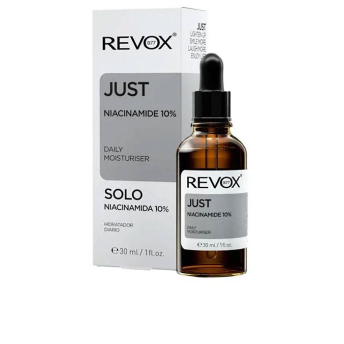 Revox B77 JUST niacinamide 10% Sérum Antimanchas con Vitamina B3 para Piel Lisa y Uniforme, 30 ml 1