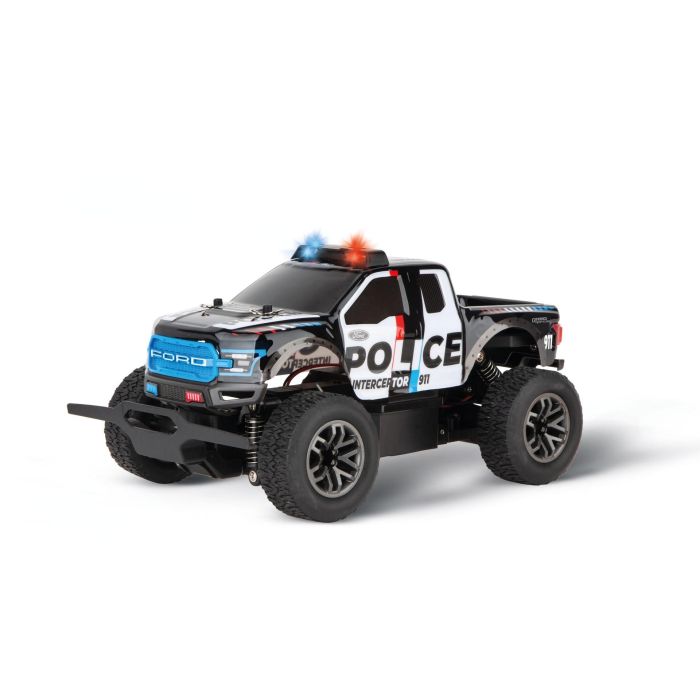Carrera 370182024 Ford F-150 Raptor Police - Coche Teledirigido RC Offroad 2.4GHz Eléctrico 25km/h para Niños +8 Años 1