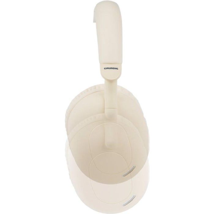 Grundig Auricular Diadema ANC con Cancelación de Ruido, Color Crema