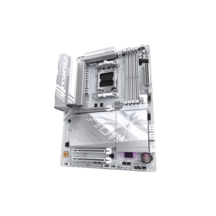 Gigabyte Placa Base B850 AORUS ELITE WIFI7 ICE para AMD Ryzen Serie 9000, DDR5, PCIe 5.0, Wi-Fi 7 3