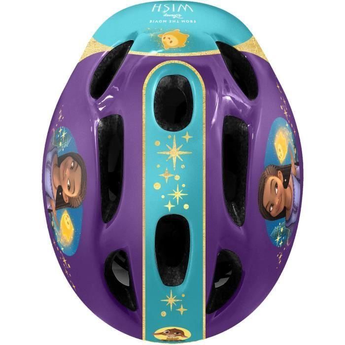 Casco deportivo - DISNEY - WISH - Talla S - Circunferencia de cabeza ajustable 53/56cm - Ventilación y espuma interna para mayor comodidad 1