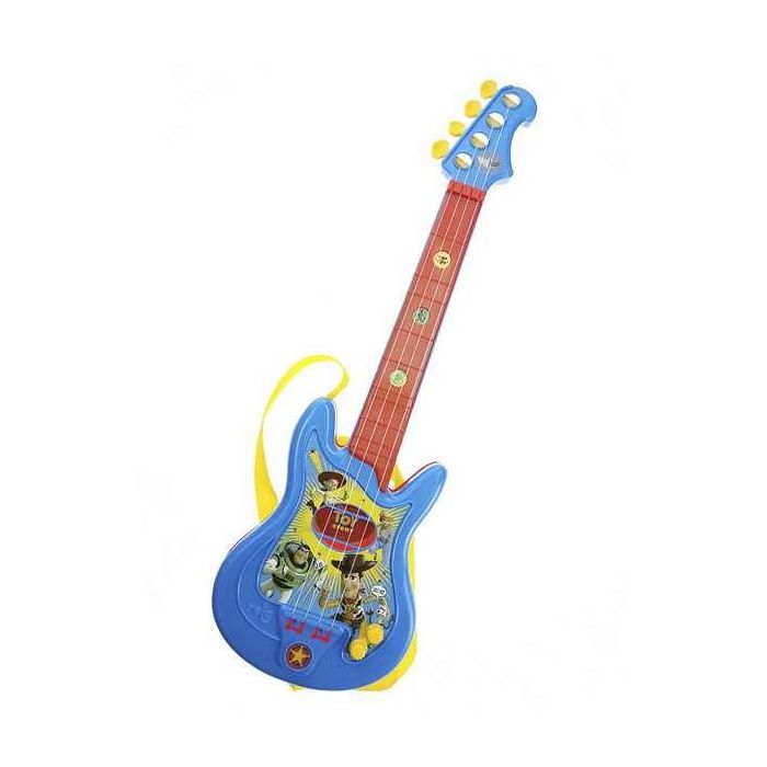 Guitarra y microfono de pie toy story con amplificador (altura regulable) 4