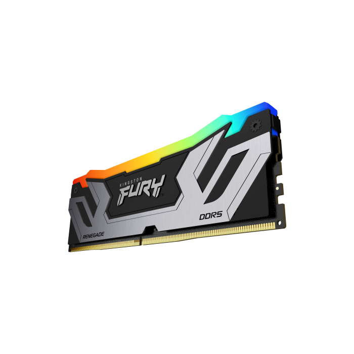 Kingston Fury Renegade RGB 24GB 8400MT/s DDR5 CL40 CUDIMM XMP Silver KF584CU40RSA-24