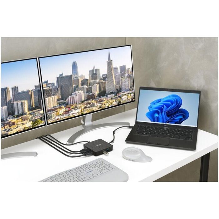 Hub USB Kensington Replicador de puertos portátil USB4 MD120U4 Negro 7 Hub USB Kensington Replicador de puertos portátil USB4 MD120U4 Negro 7