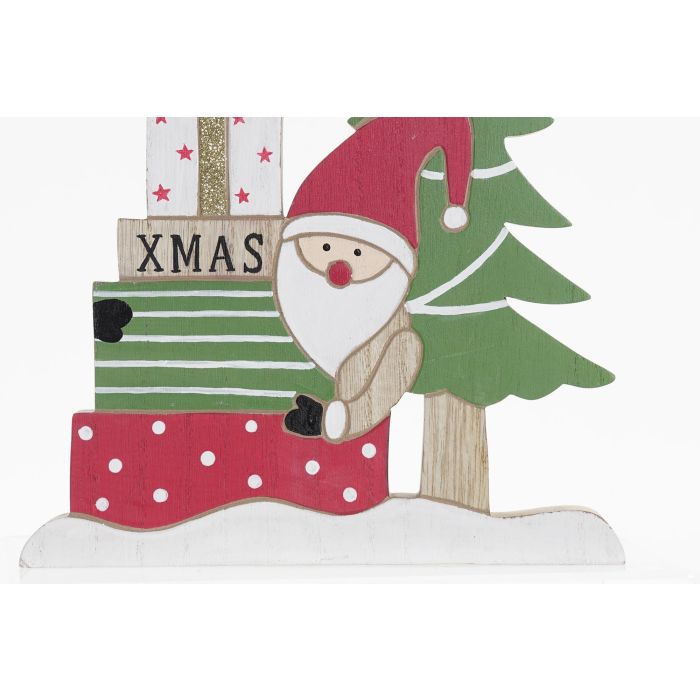 DKD Home Decor Adornos Decoración Navidad Tradicional MDF Verde Rojo Dorado, Set 6 Figuras Papá Noel Árbol Regalos, 2x23.5x22 cm 2 DKD Home Decor Adornos Decoración Navidad Tradicional MDF Verde Rojo Dorado, Set 6 Figuras Papá Noel Árbol Regalos, 2x23.5x22 cm 2