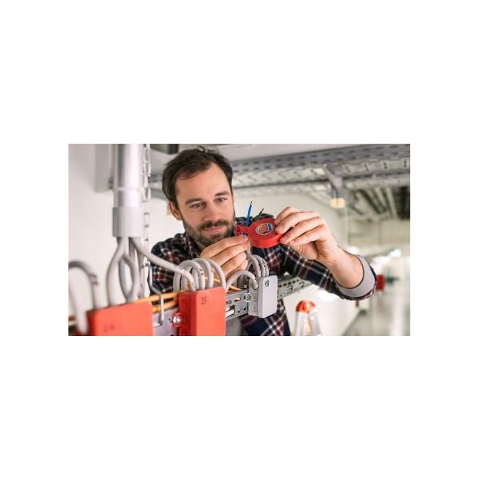 TESA Rollo Cinta Aislante PVC Negra 15mm x 10 Metros - 56192-00010-22 2