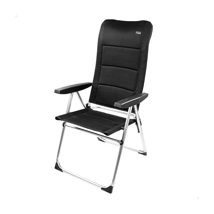 Silla de playa aluminio plegable acolchado deluxe multiposiciones 49x67x123cm Silla de playa aluminio plegable acolchado deluxe multiposiciones 49x67x123cm