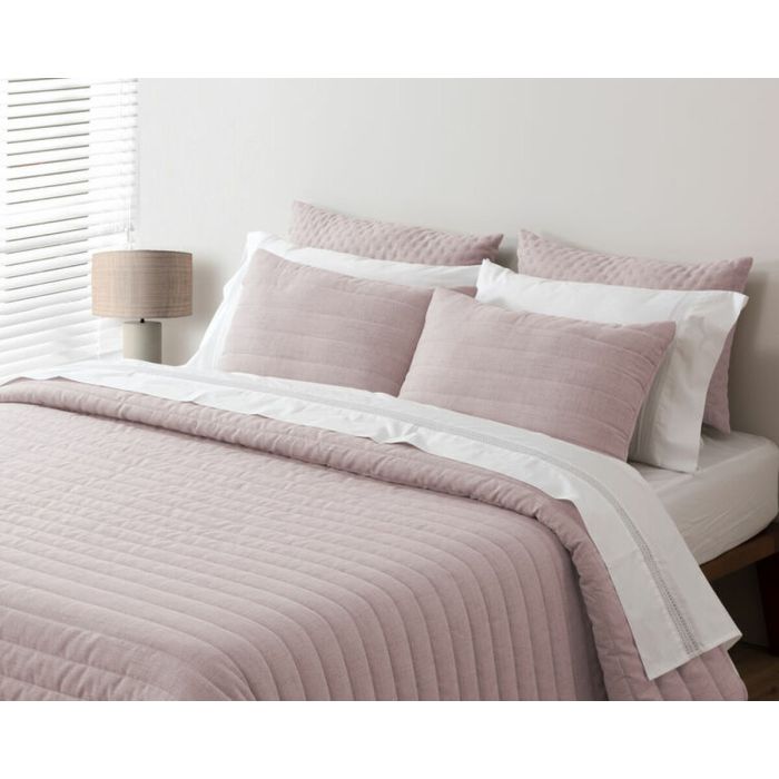 Colcha Pierre Cardin LINO Cama de 90 Rosa 1